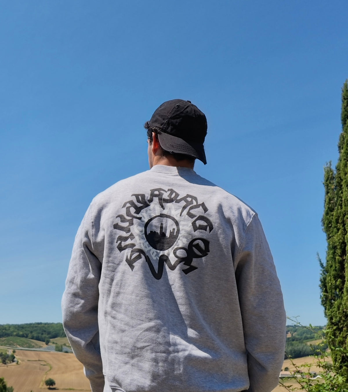 Sweat oversize unisexe ZH | Béton