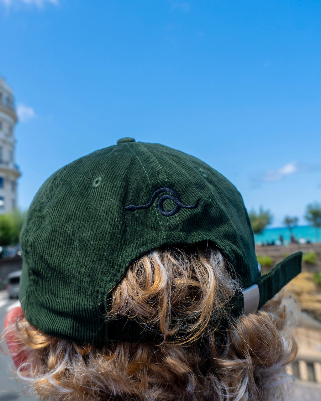 Casquette velours côtelé brodée ZH | Ouroboros